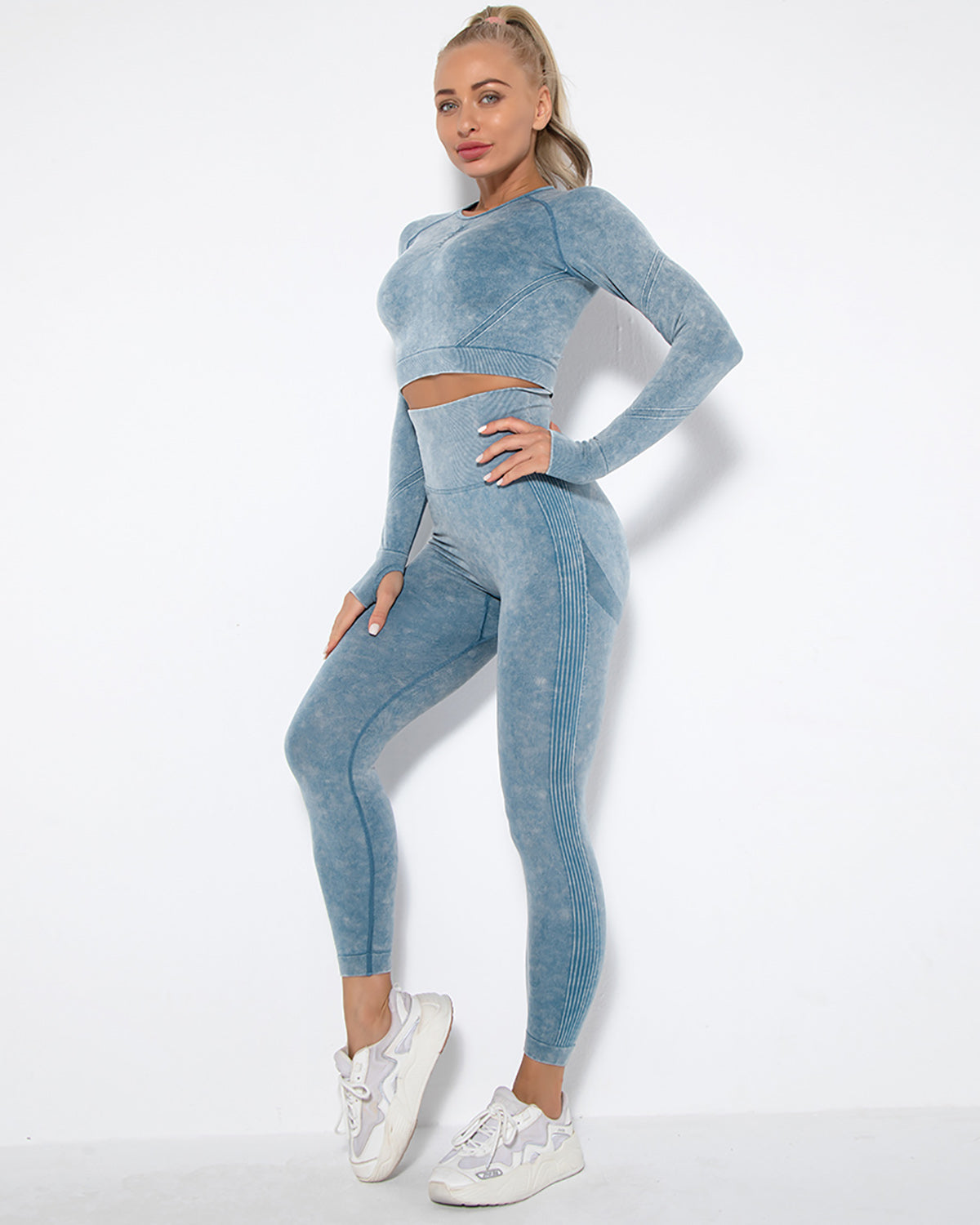 Idalyne Seamless Leggings - Blau