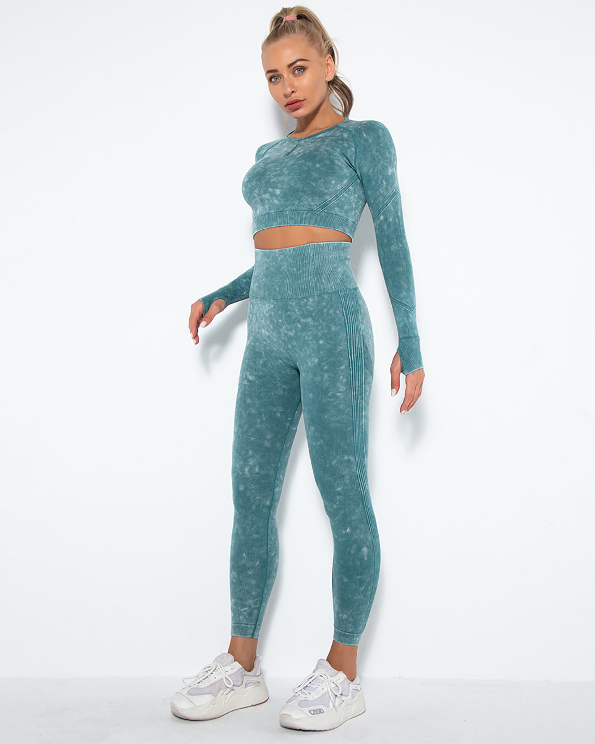 Idalyne Seamless Leggings - Petrol