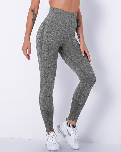 Jiulia Blanc Seamless Leggings - Grau
