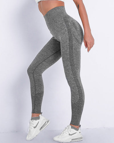 Jiulia Blanc Seamless Leggings - Grau