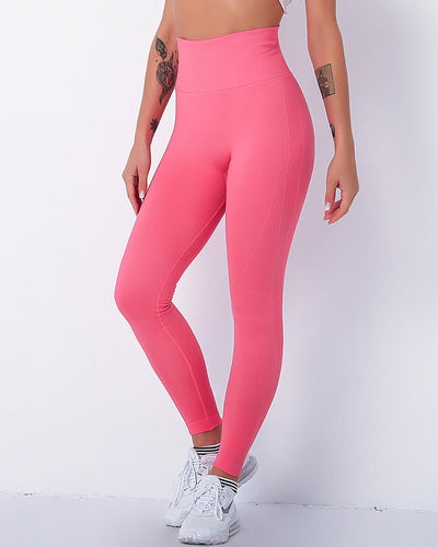 Jiulia Blanc Seamless Leggings - Pink