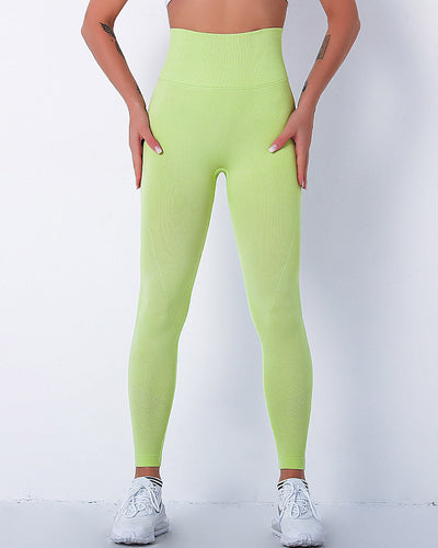 Jiulia Blanc Seamless Leggings - Grün