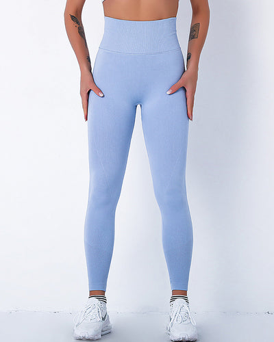 Jiulia Blanc Seamless Leggings - Blau