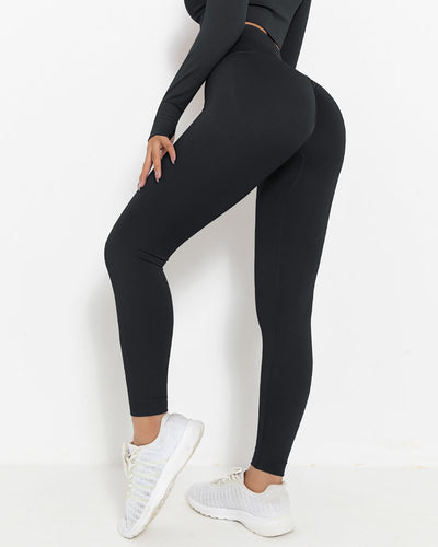 Lior Seamless Scrunch Leggings - Schwarz