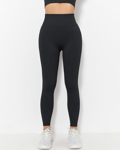 Lior Seamless Scrunch Leggings - Schwarz