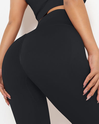 Lior Seamless Scrunch Leggings - Schwarz