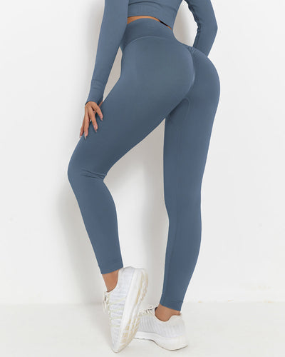 Lior Seamless Scrunch Leggings - Blau