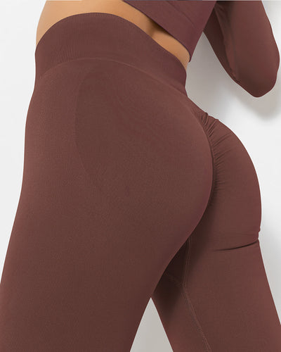 Lior Seamless Scrunch Leggings - Braun