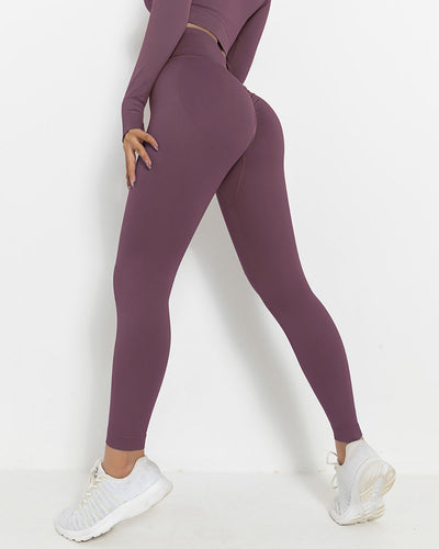 Lior Seamless Scrunch Leggings - Lila