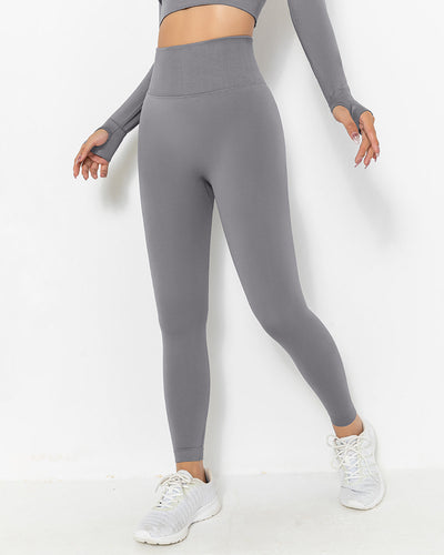 Lior Seamless Scrunch Leggings - Hellgrau
