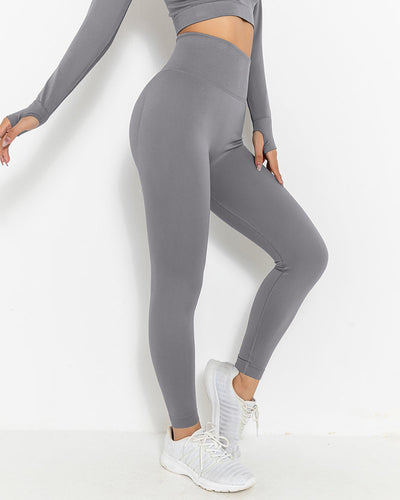 Lior Seamless Scrunch Leggings - Hellgrau