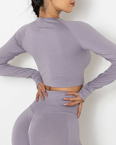 Lior Seamless Long Sleeve - Flieder