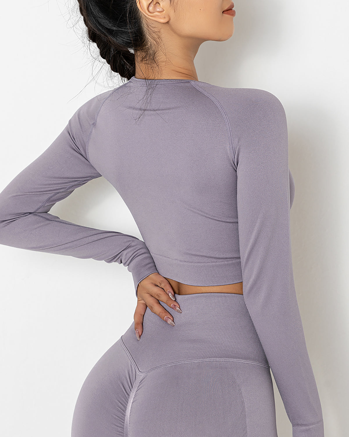 Lior Seamless Long Sleeve - Flieder