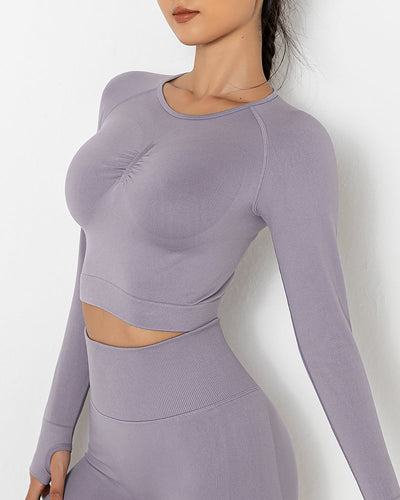 Lior Seamless Long Sleeve - Flieder
