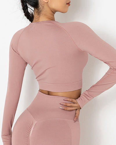 Lior Seamless Long Sleeve - Pink