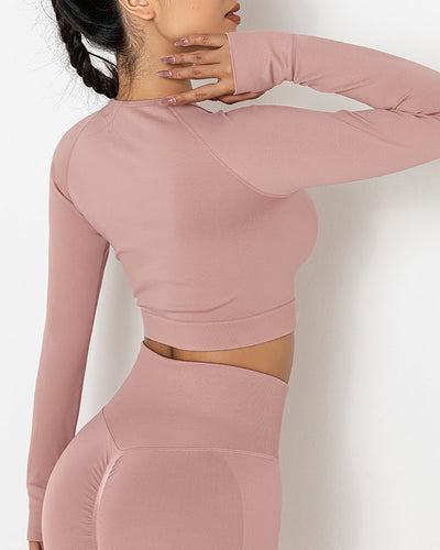 Lior Seamless Long Sleeve - Pink