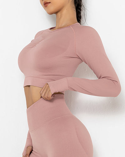 Lior Seamless Long Sleeve - Pink