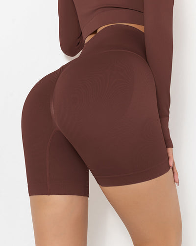Lior Seamless Scrunch Shorts - Braun