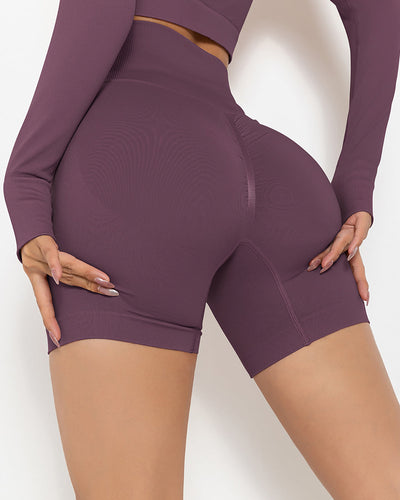 Lior Seamless Scrunch Shorts - Lila