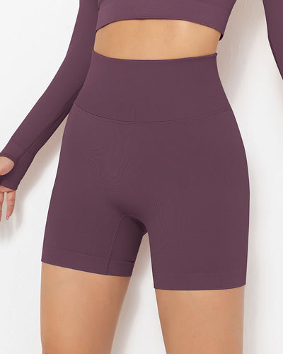 Lior Seamless Scrunch Shorts - Lila