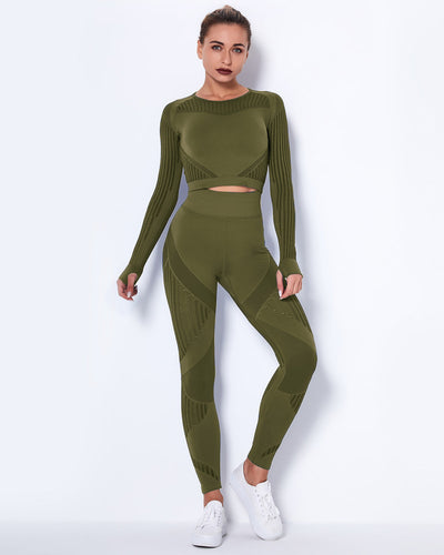 Lorica Leggings - Armeegrün