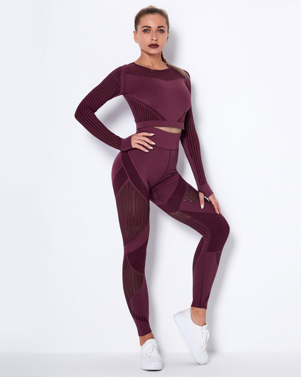 Lorica Long Sleeve - Weinrot