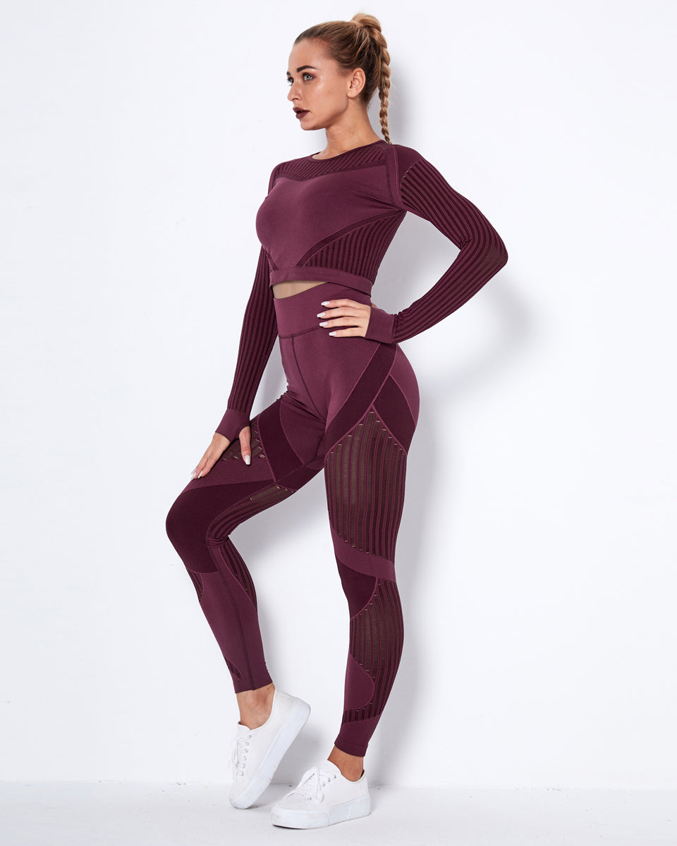 Lorica Long Sleeve - Weinrot