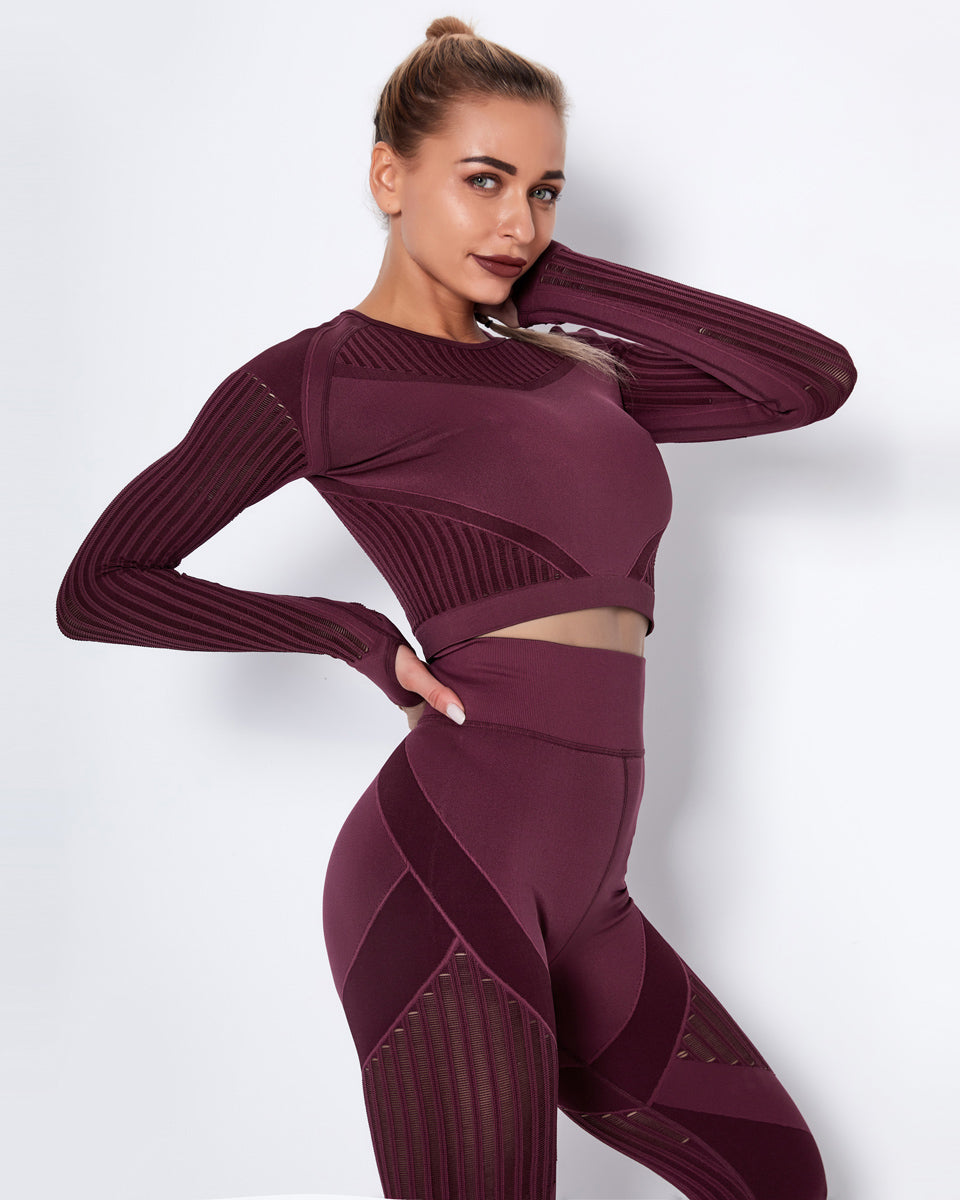 Lorica Long Sleeve - Weinrot