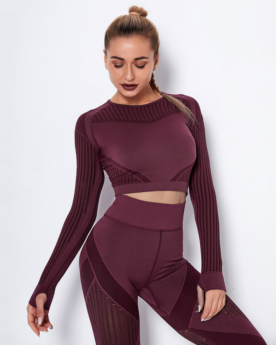 Lorica Long Sleeve - Weinrot