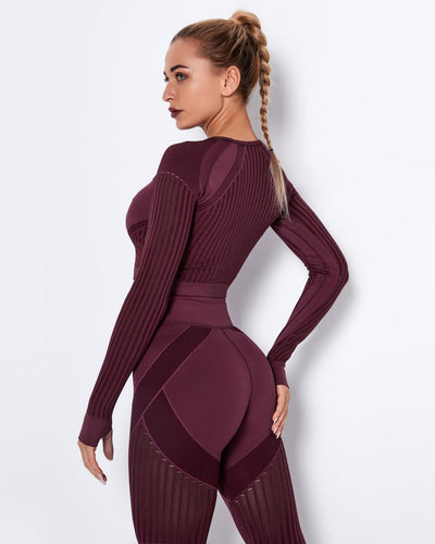 Lorica Long Sleeve - Weinrot