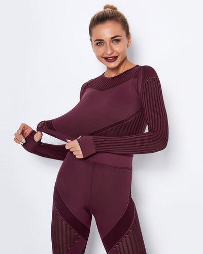 Lorica Long Sleeve - Weinrot