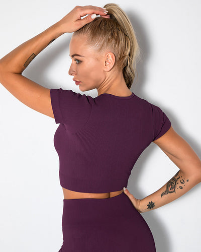 Nieve Crop Top - Lila