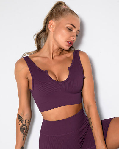Nieve Keyhole Sport-BH - Lila