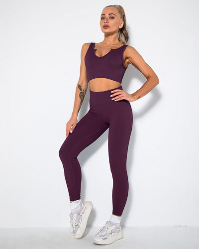 Nieve Keyhole Sport-BH - Lila