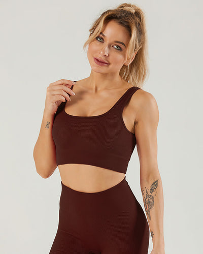 Nieve Sport-BH - Maroon