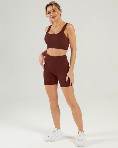 Nieve Sport-BH - Maroon