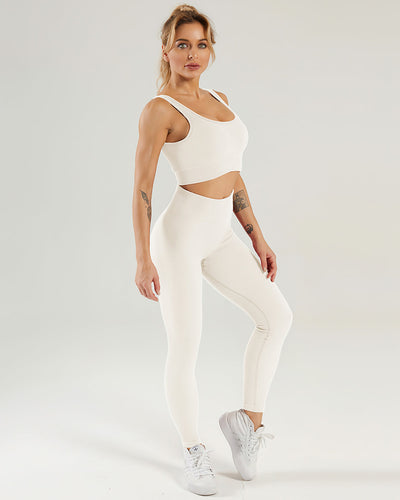 Nieve Sport-BH - Beige
