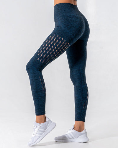 Nina Luxe Leggings - Blau