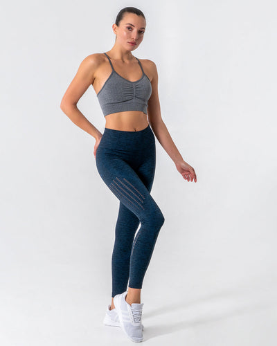 Nina Luxe Leggings - Blau
