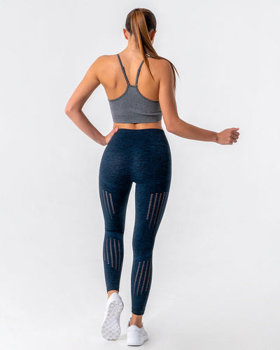 Nina Luxe Leggings - Blau
