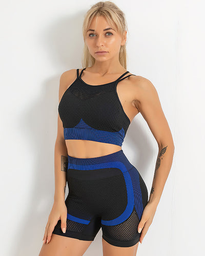 Olivia Seamless Shorts - Blau