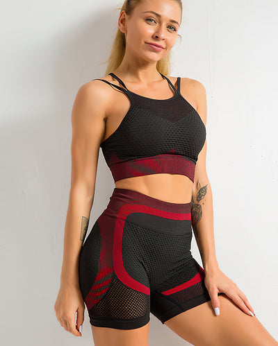 Olivia Seamless Shorts - Rot