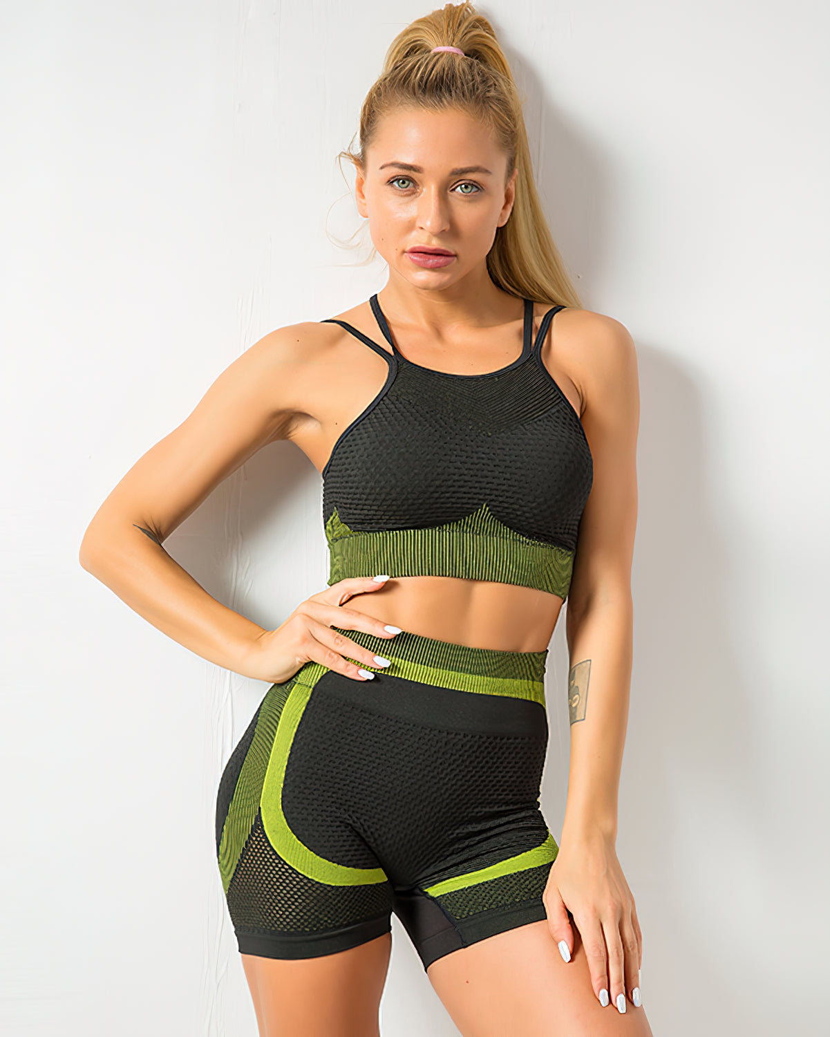 Olivia Seamless Shorts - Grün