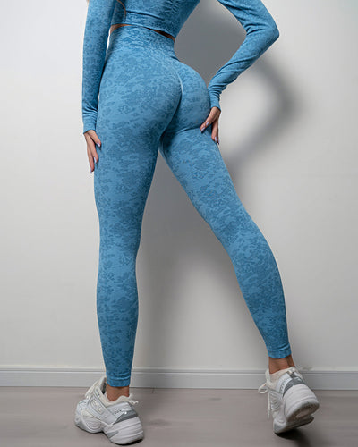 Omira Seamless Leggings - Blau