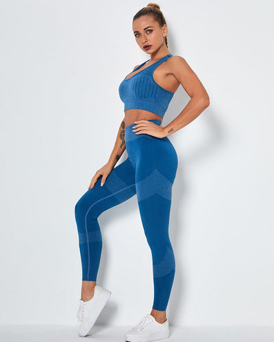 Penelope Seamless Leggings - Blau