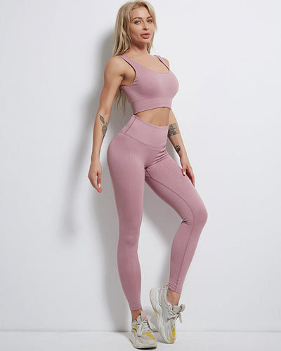 Rozy Sport-BH Gerippt - Rose
