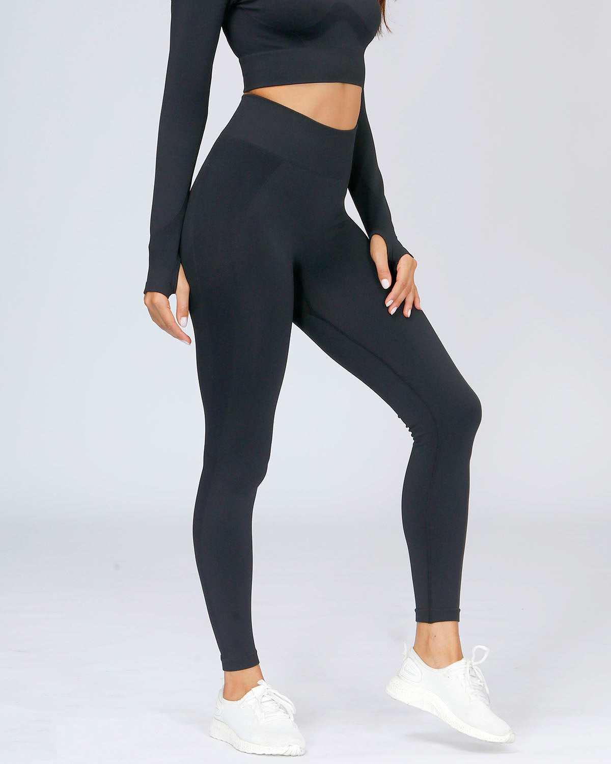 Serenity Seamless Leggings - Schwarz
