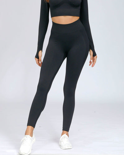 Serenity Seamless Leggings - Schwarz