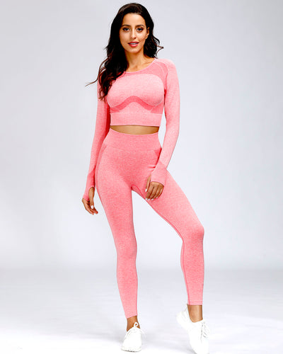 Serenity Seamless Leggings - Pink