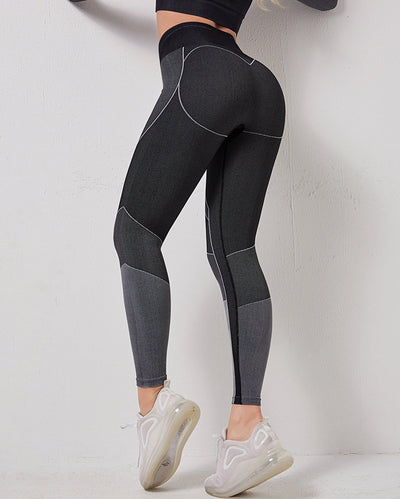 Stealth Crew Seamless Leggings - Schwarz